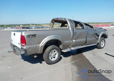 2002 Ford F250 Super Duty from USA, damaged, VIN 1FTNW21F02EB51221